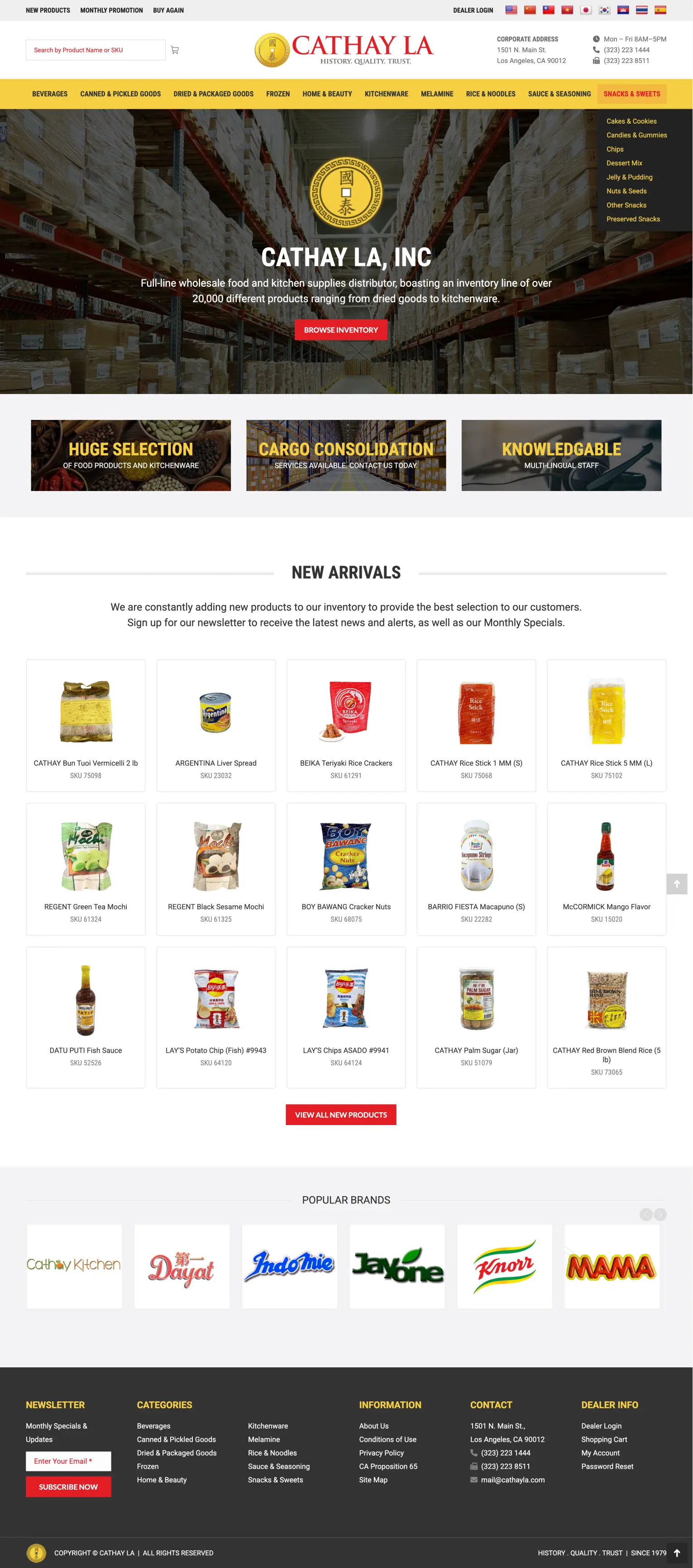 Cathay LA wholesale commerce platform