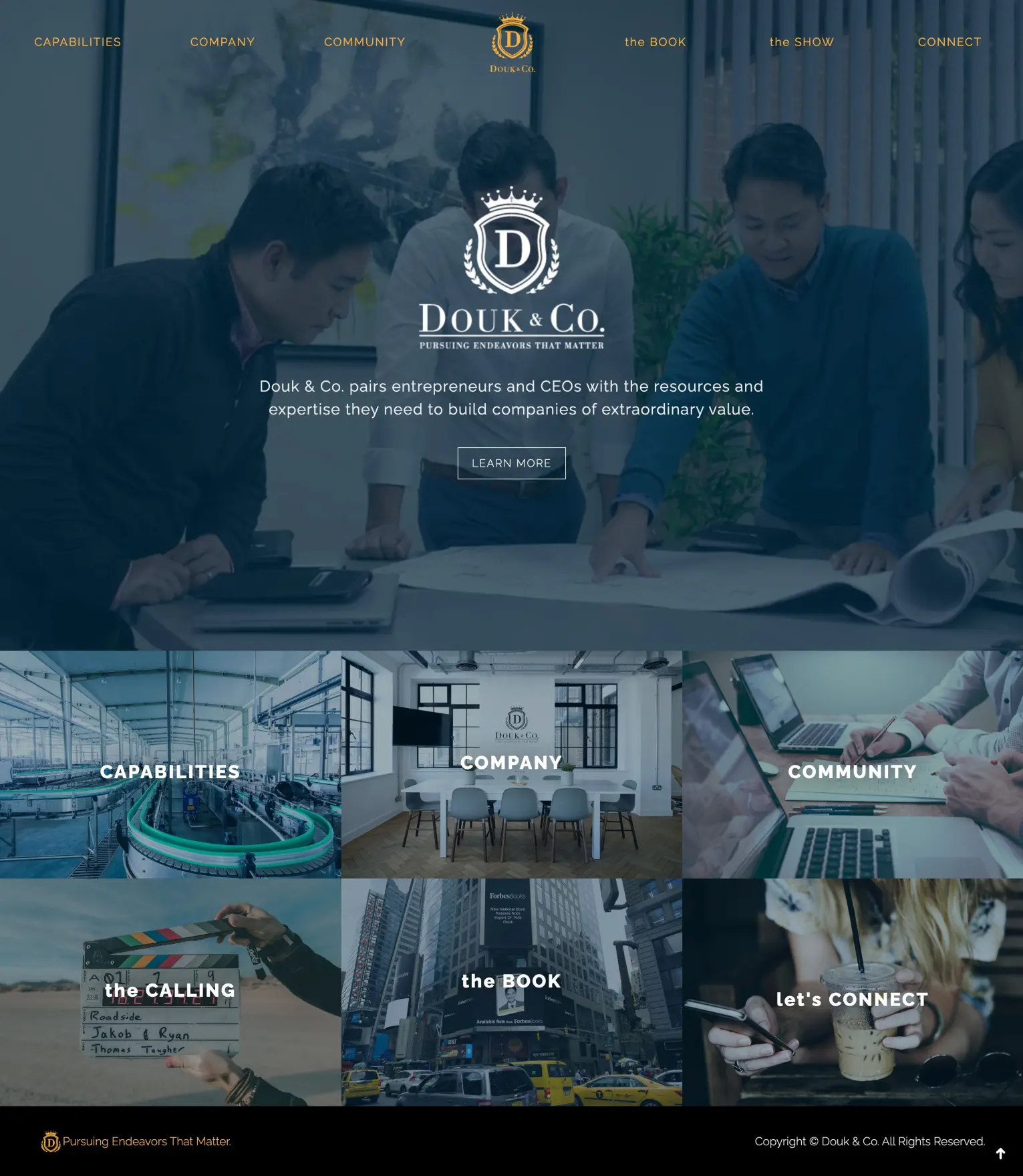 Douk and Company investment firm website