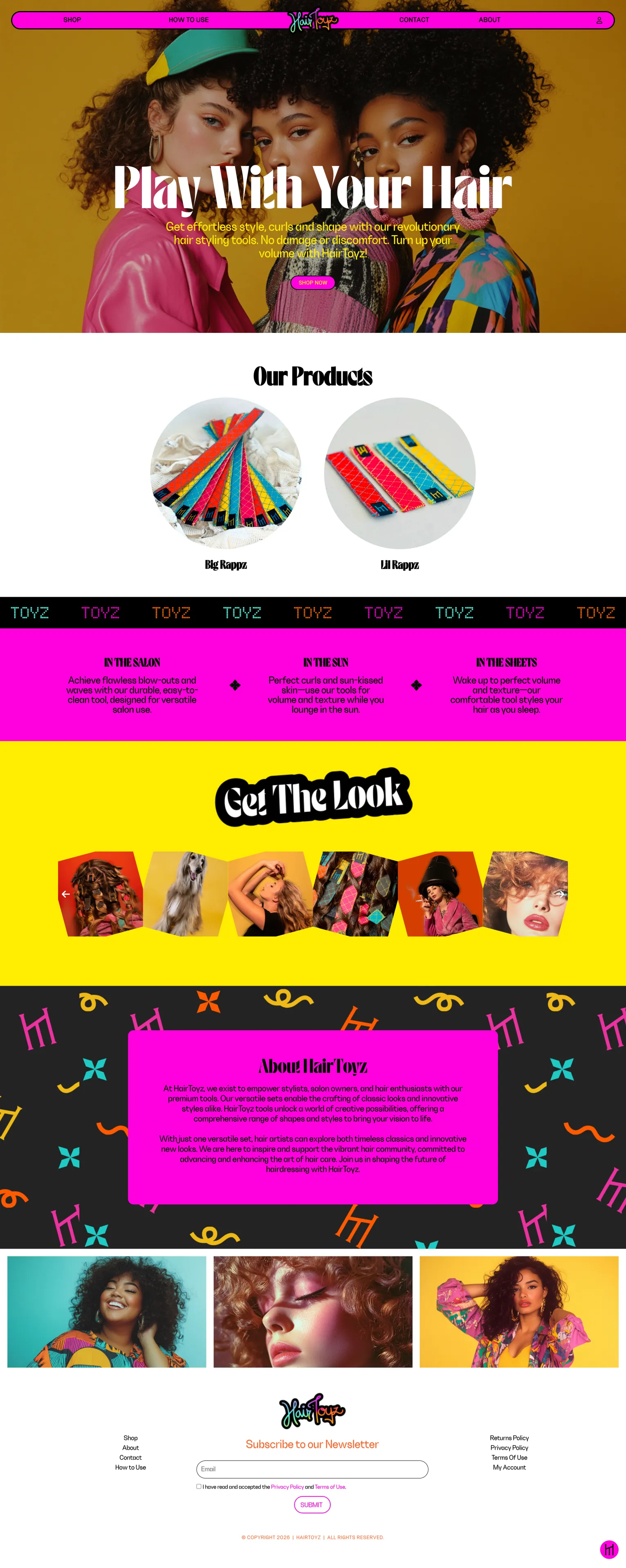 HairToyz beauty commerce platform