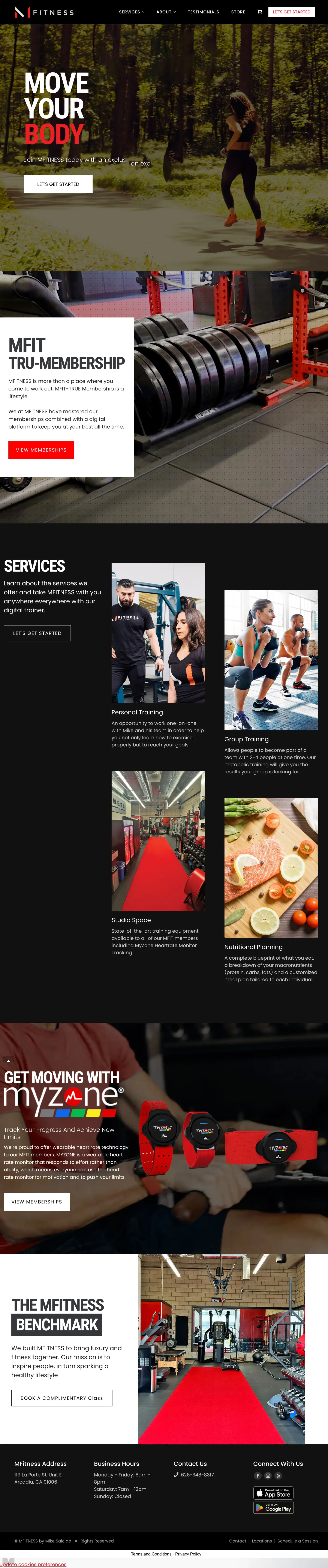 MFitness boutique fitness platform
